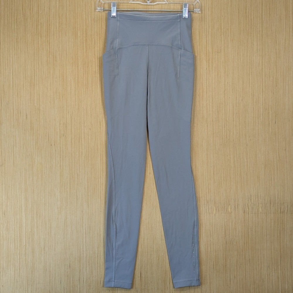 Lululemon Womens Swift Speed High-Rise Tight Grey Leggings Size 2 LW5CQ5S‎